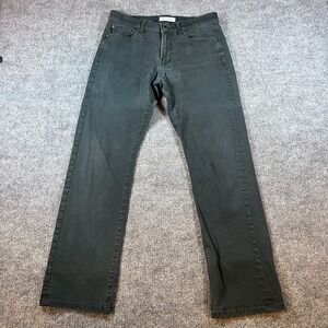 DL1961 Men's Vince Straight Jeans Black Stretch Denim Casual Size 32 Modern